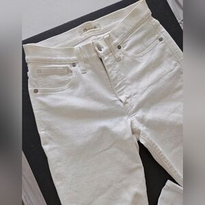 Madewell Women's Skinny lightweight Jeans in soft white color sz 27